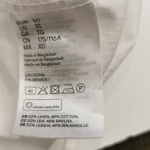 👠 H&M Button Down Top, Size XL - Picture 9 of 9